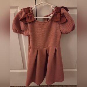 Janie and Jack Quilted Bow Shoulder Dress